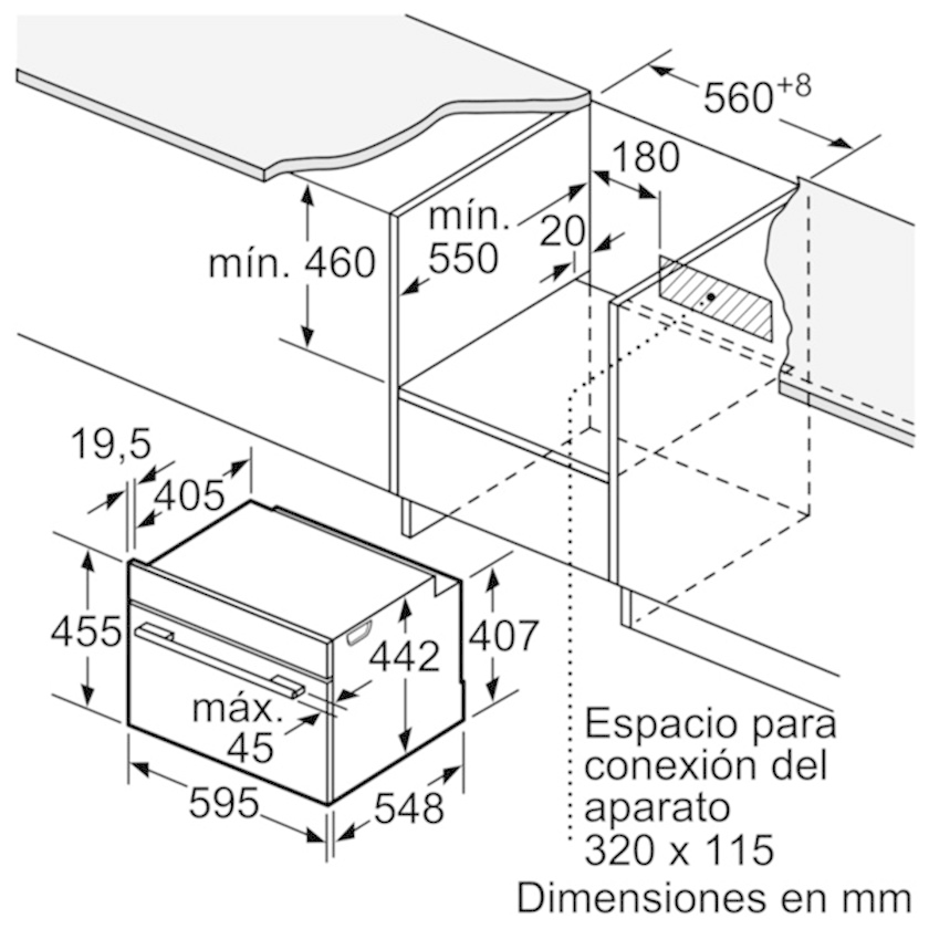 Bosch cbg633ns1 духовой шкаф